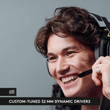 Logitech G Astro A10 Gen 2 Cross-Platform Wired Gaming Headset for Pla