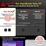 EooCoo Case Compatible with MacBook Pro 13 inch M2 M1 A2338 A2251 A228