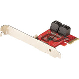 StarTech 4-Port SATA III 6Gbps PCIe Card, Non-RAID (4P6G-PCIE-SATA-CAR