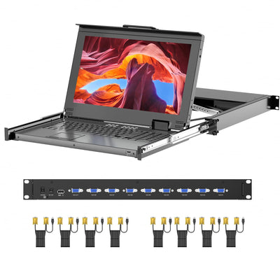 8-Port DisplayPort KVM Switch