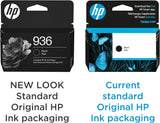 Cartouche d'encre noire originale HP 936 grand format noir