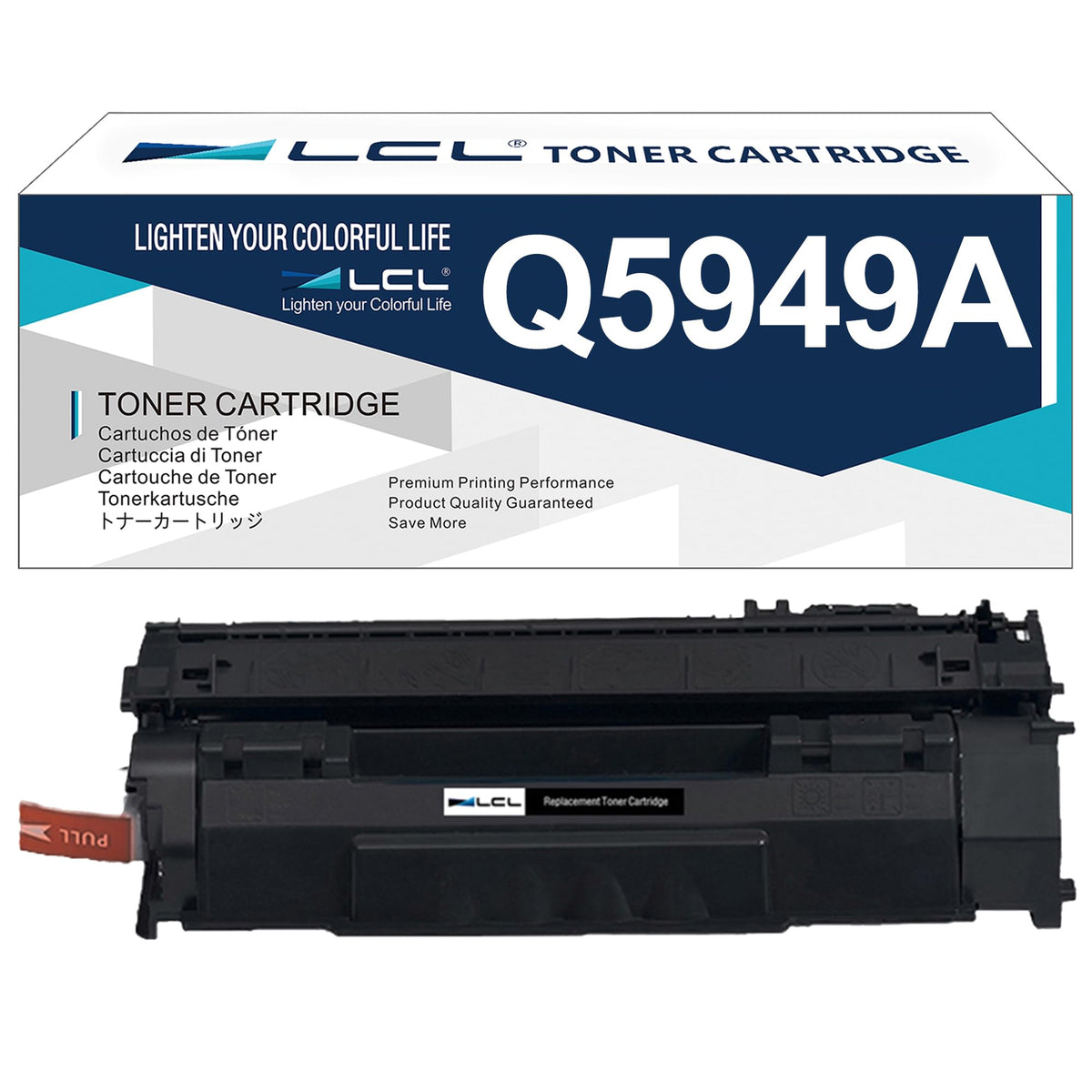 Cartouche de toner compatible LCL pour HP 49A 49X Q5949A Q5949X 2,5K (1-Pa