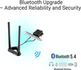 ASUS BE6500 (PCE-BE90BT) Tri Band PCI-E WiFi 7 (802.11be), Bluetooth 5