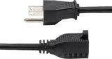 StarTech.com 10ft (3m) Power Extension Cord, NEMA 5-15P to NEMA 5-15R,