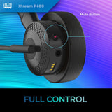 ADESSO Xtream P400 Wireless Multimedia Headphone Charging Dock - Bluet
