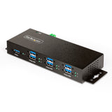 StarTech.com Hub USB géré 7 ports avec 7 ports USB-A, robuste avec boîtier mét