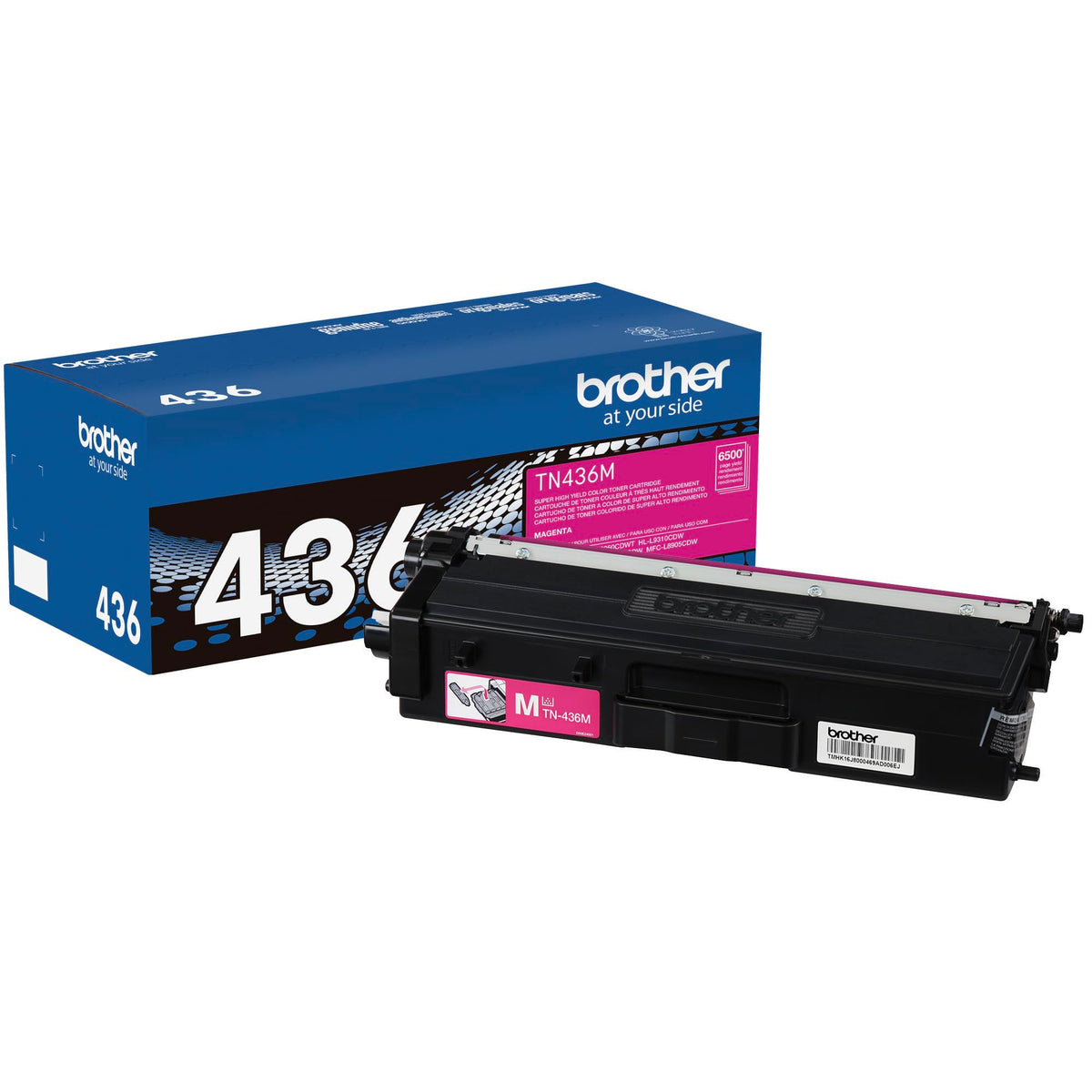 Cartouche de toner magenta super haut rendement Brother Original TN436M, rendement élevé
