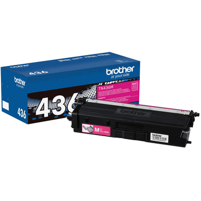 Brother Original TN436M Super High-Yield Magenta Toner Cartridge, High