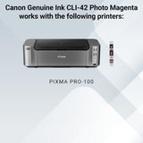 Cartouche d'encre Canon authentique Canon CLI-42, magenta photo Ph. Magenta