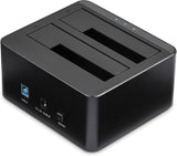 StarTech.com Dual-Bay USB 3.0 to SATA Hard Drive Docking Station, USB