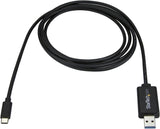 StarTech.com USBC3LINK USB C to USB Data Transfer Cable, Mac/Windows,