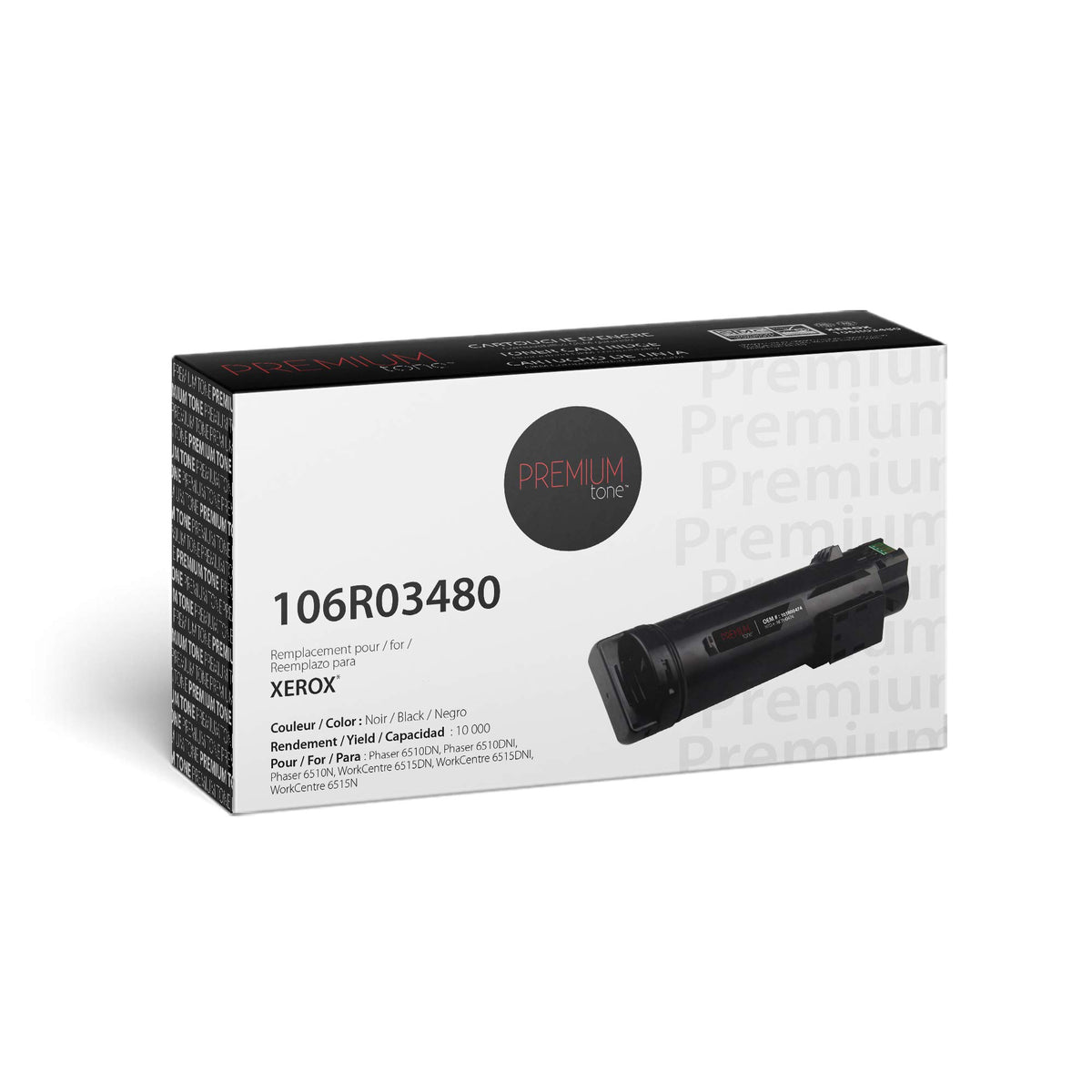 Remplacement pour Xerox 6510 / 6515 à haut rendement noir