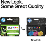 Lot de 3 cartouches d'encre HP 952 cyan, magenta, jaune originales, compatibles