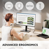 ViewSonic VG2458 24 Inch 1080p IPS Docking Monitor with Advanced Ergon