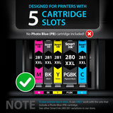 Smart Ink Compatible Ink Cartridge Replacement for Canon 280 281 PGI-2