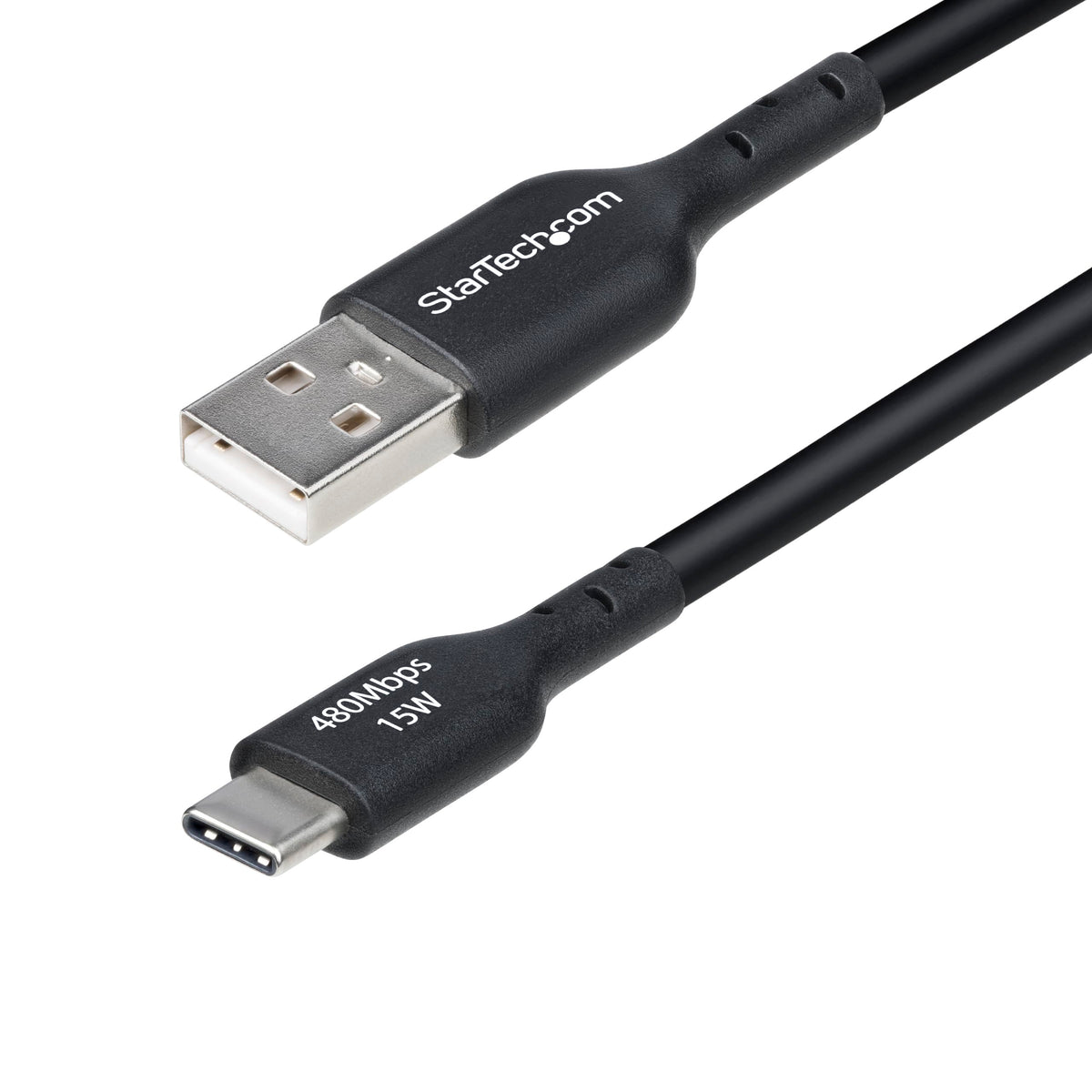 StarTech.com 15ft (4.5m) USB-A to USB-C Charging Cable, Charge & Sync,