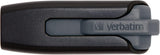 VERBATIM Clé USB 3.0 Store 'n' Go V3 64 Go, Noir/Gris 49174 G