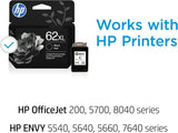 C2P05AN (HP 62XL) High-Yield Ink, 600 Page-Yield, Black 1-Pack, High Y