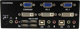 Startech.Com SV231DDVDUA 2 Port Dvi Vga Dual Monitor Kvm Switch Usb wi