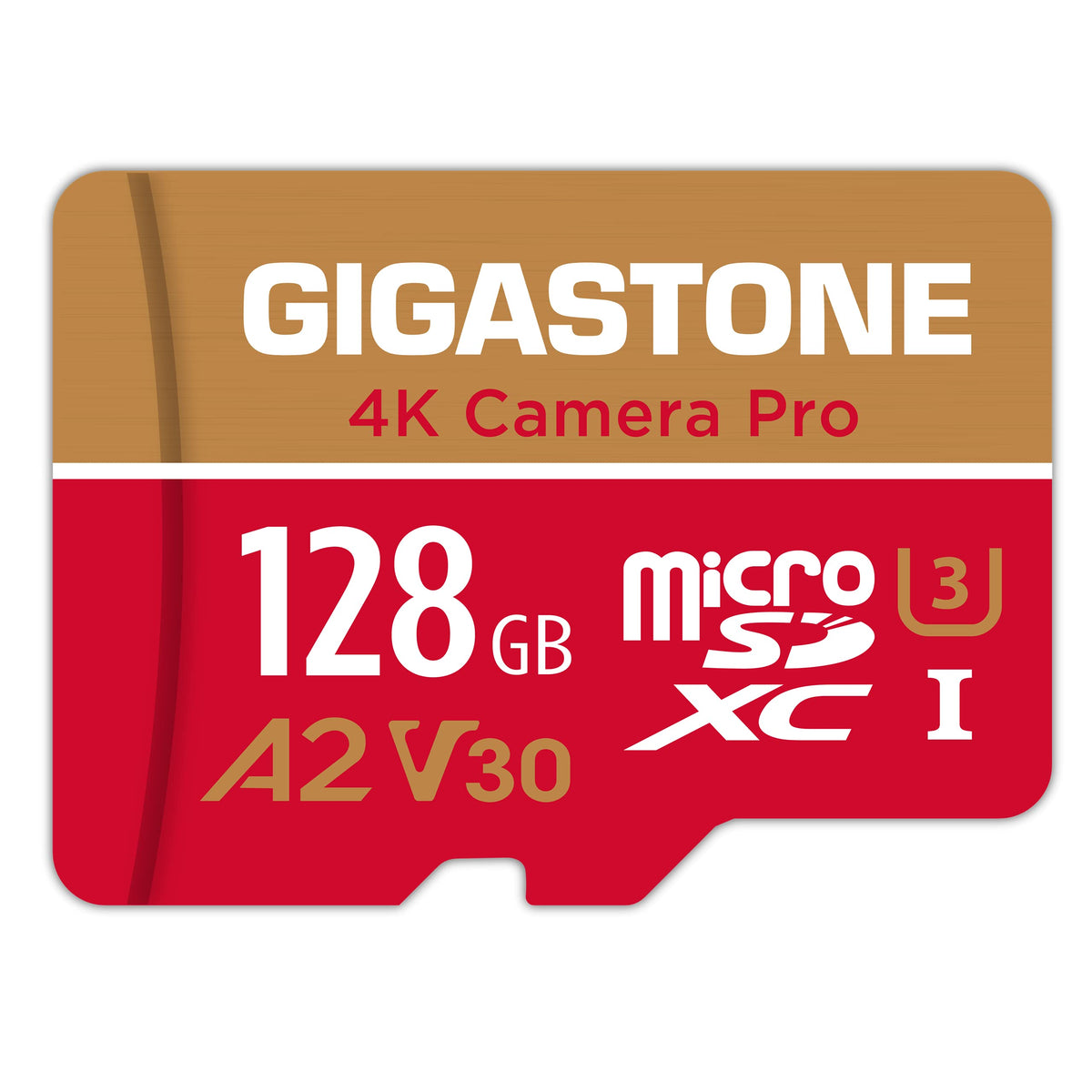 【5-Years Data Recovery】 GIGASTONE Memory Card 128GB, 4K Pro Camera, Co