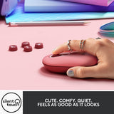 Logitech POP Mouse, Wireless Mouse with Customizable Emojis, SilentTou