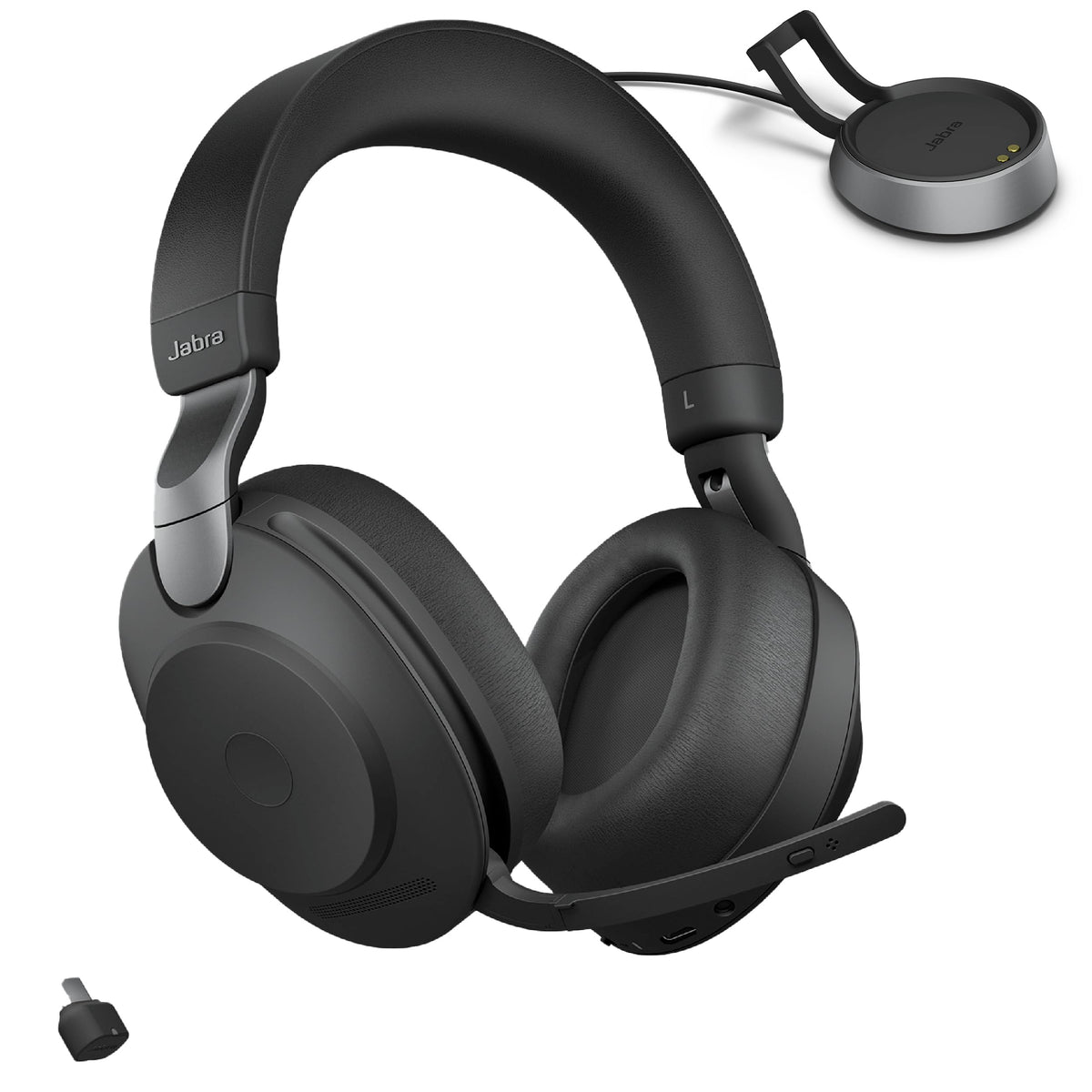 Jabra Evolve2 85 Link380c MS Stéréo Socle Noir