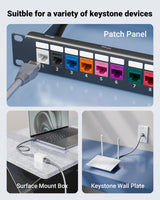 StarTech Coupleur RJ45 (Paquet de 5), Coupleur CAT6 en Ligne, Connecteur Femelle à Femelle (F/F) T568, Rallonge de Câble Ethernet Non Blindé