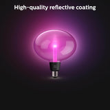 Philips Hue Lightguide Ellipse Smart LED Bulb – Handblown Glass - Colo