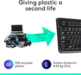 Logitech K120 Wired Keyboard for Windows, USB Plug-and-Play, Full-Size