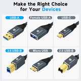 30FT ACTIVE USB 3.0 USB-A TO USB-B CABLE