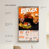 Digital Signage Display 50 inch Wall Mount Digital Menu Board for Rest