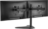 Amer Dual LED LCD Monitor Free-Standing Desk Stand for 2 Screens up to