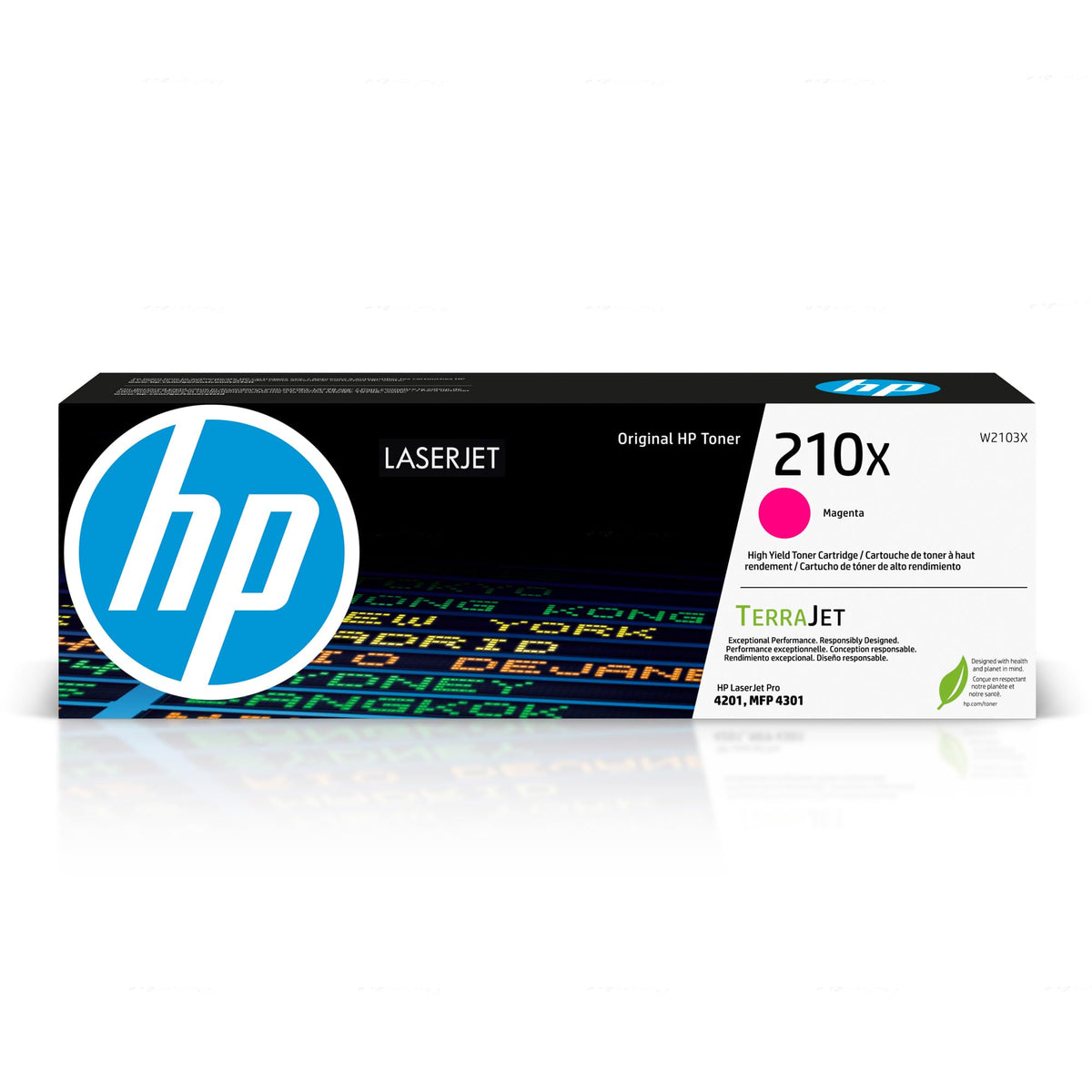 HP TerraJet 210X Original LaserJet Toner Cartridge - Magenta XL Magent