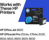 HP 951XL Yellow Officejet Ink Cartridge CN048AN#140