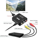 RCA to HDMI Converter,AV to HDMI,Runbod 1080P Mini RCA Composite CVBS