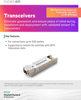ÉMETTEUR-RÉCEPTEUR SFP+ 10GBASE-SR POUR ARUBA R9D18A