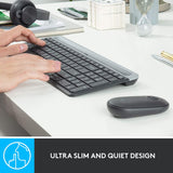 Logitech MK470 Slim Wireless Keyboard and Mouse Combo - Modern Compact