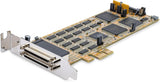 StarTech.com PCI Express Serial Card - 16 DB9 RS232 Ports - Low + Full