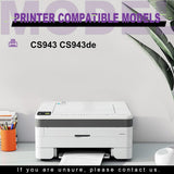 Compatible Toner Cartridge CS943 Replacement for Lexmark 73D0HK0 73D0H