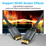 Twozoh Mini HDMI to HDMI Cable 5M, 4K 60Hz High-Speed HDMI to Mini HDM