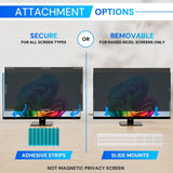 24 Inch Computer Privacy Screen Filter for 16:10 Widescreen Computer M