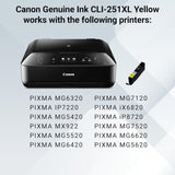 Cartouche d'encre jaune Canon CLI-251XL