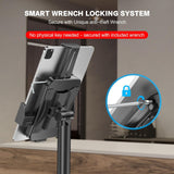 AboveTEK Anti-Theft Tablet Kiosk Stand, Tablet Floor Stand with Lock f