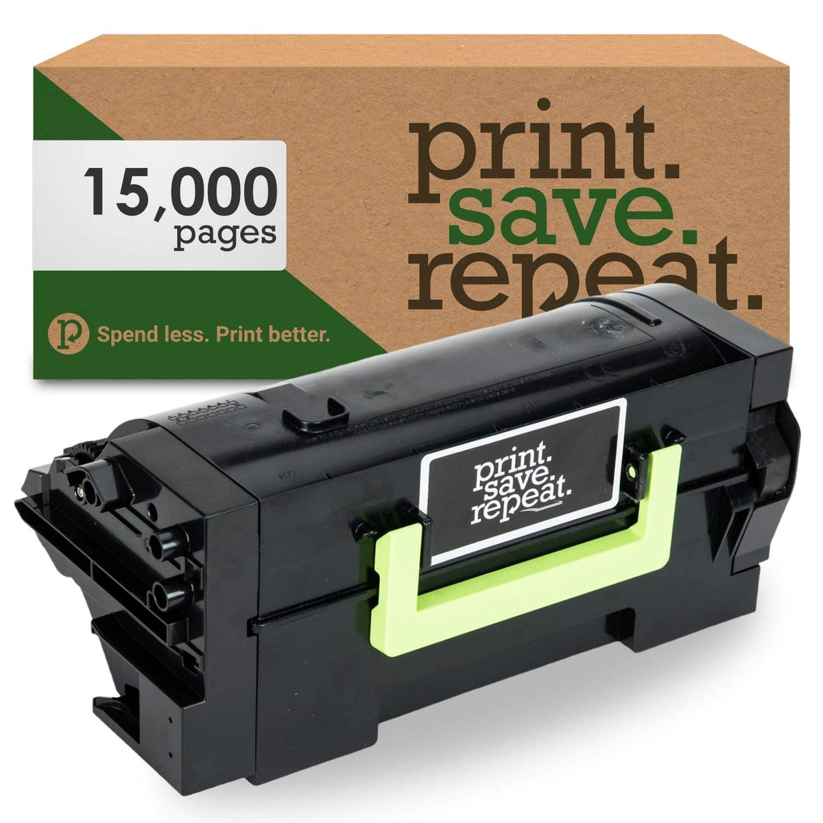 Print.Save.Repeat. Lexmark 58D1H00 High Yield Remanufactured Toner Car