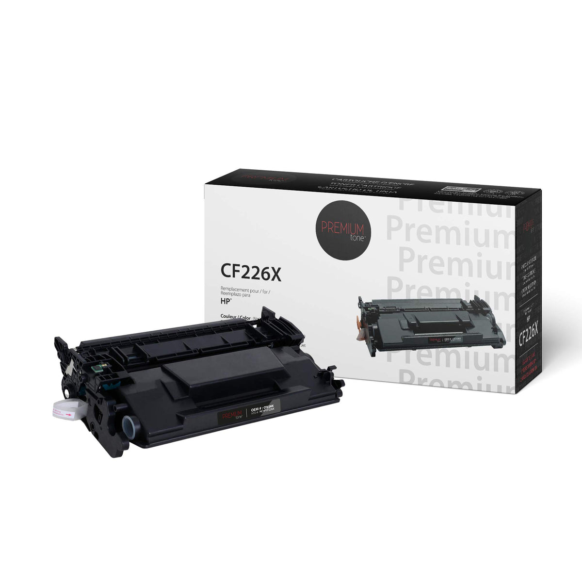 Remplacement pour HP CF226X (26X) rendement élevé - noir