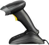 Scanner de codes-barres 2D sans fil commercial NuScan 2500TB avec socle de charg
