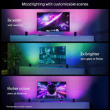 PHILIPS Hue Play Smart Wall Washer, 2-Pack, Black, White & Color LED L