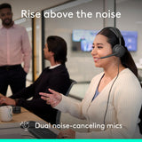 Logitech Zone Wired 2 for Business – Casque antibruit filaire avec adaptateur