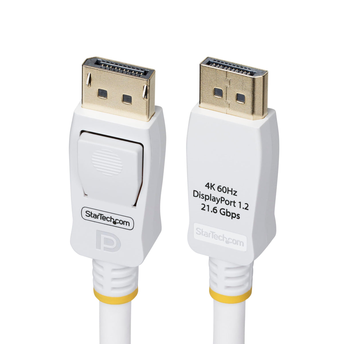 StarTech.com 10ft (3m) White VESA Certified DisplayPort 1.2 Cable, 4K