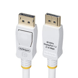 StarTech.com 10ft (3m) White VESA Certified DisplayPort 1.2 Cable, 4K